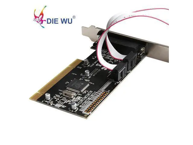 Alt view image 3 of 6 - PCI to 2 port Serial 1 port parallel Riser Card ADD ON CARD RS-232 RS232 with ASIX/AX9865 chip