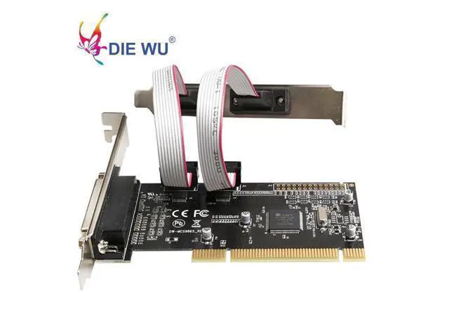 Alt view image 4 of 6 - PCI to 2 port Serial 1 port parallel Riser Card ADD ON CARD RS-232 RS232 with ASIX/AX9865 chip