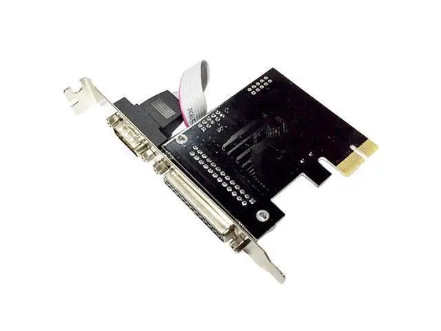 Alt view image 2 of 7 - PCI express 1 Serial and 1 parallel port Expression Card RS232 Printer port PCIe PCI-e riser Card