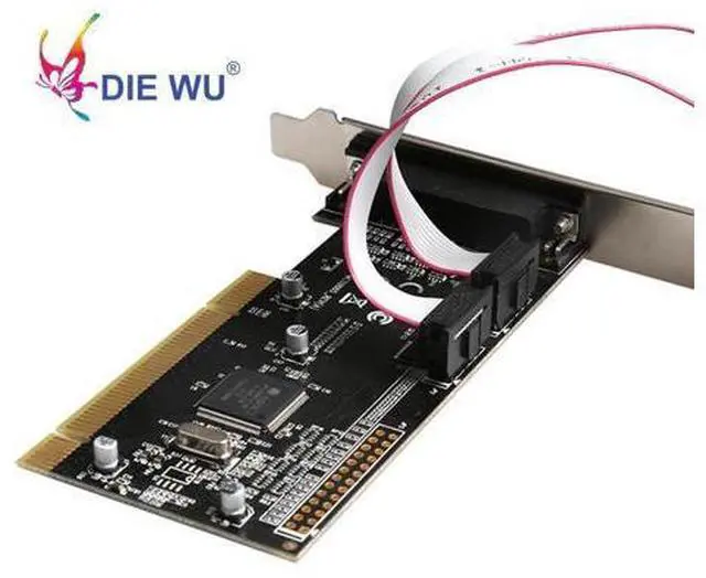 Alt view image 2 of 6 - PCI Expansion Card Adapter Converter to Dual RS232 RS-232 Serial Ports COM & DB25 Printer Parallel Port LPT TXB087