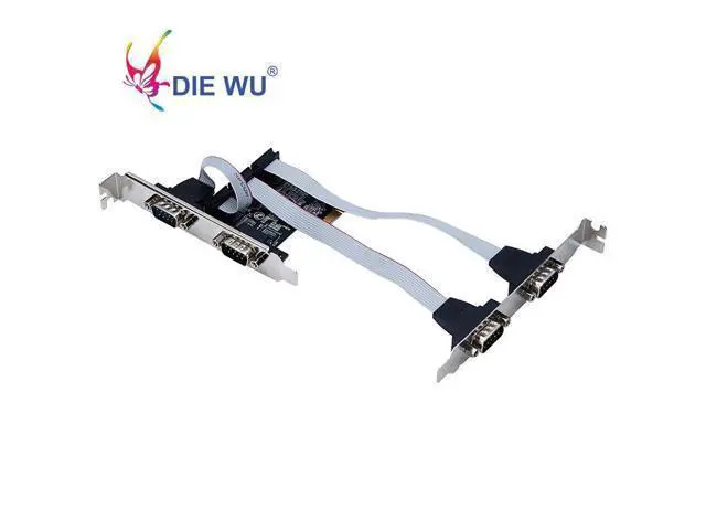 Alt view image 3 of 5 - PCI-E 1X to 4 ports Serial add on card Multi RS232 DB9 COM Serial Expansion I/O riser card TXB077