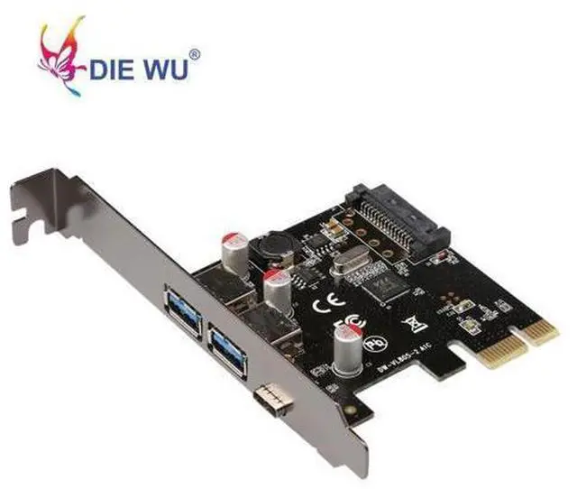 Main image of computer accessories USB 3.1 Type-C 2 usb 3.0 type-A SATA 15PIN USB header PCI-e riser Card Desktop PCI Express