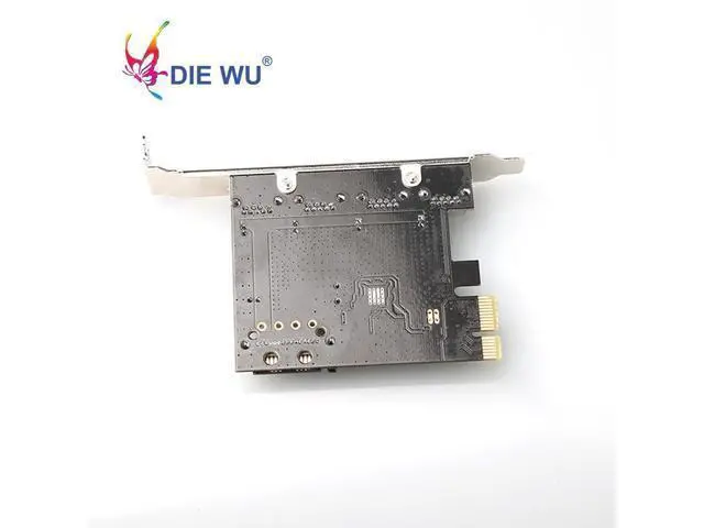 Alt view image 4 of 5 - 4 Ports USB3.0 Riser card for VL805 PCIe X1 to 4 ports USB3.0 4 pin power add on card TXB048
