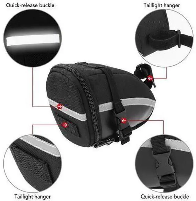 Alt view image 6 of 7 - Bike Repair Tool Kits Bicycle Saddle Bag Cycling Seat Pack 16 in 1 Multi Function Repair Tool Kit