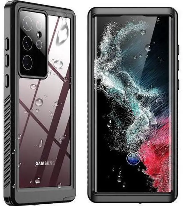 Main image of Designed for Samsung Galaxy S22 Ultra Case, Waterproof Built-in Screen Protector Full Protection Heavy Duty Shockproof Anti-Scratched Rugged Case for Galaxy S22 Ultra 5G 6.8'' 2022, Black
