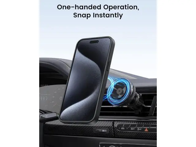 Alt view image 4 of 7 - Magnetic Phone Case for iPhone 15 Pro Max, Case with Alloy Invisible Kickstand, 360°Rotate Ring Stand Case Compatible with Wireless Charger, Shockproof & Anti-Drop TPU+PC Case Clear