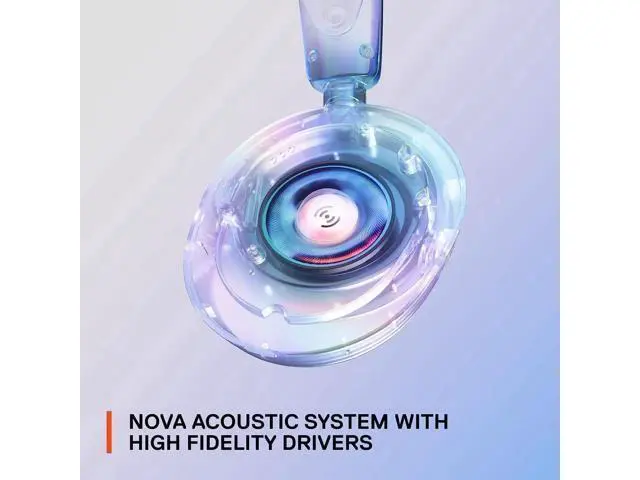 Alt view image 4 of 7 - SteelSeries Arctis Nova 1 Multi-System Gaming Headset Hi-Fi Drivers 360° Spatial Audio Comfort Design Durable Ultra Lightweight Noise-Cancelling Mic PC, PS5/PS4, Switch, Xbox - White