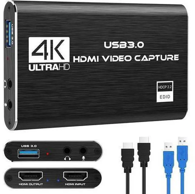 Alt view image 6 of 7 - USB3.0 to HDMI Conversion Capture Card HDMI Video Capture Card OBS Recorder 4K HDMI Capture Card