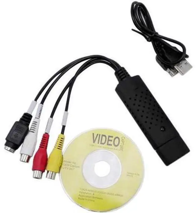 Alt view image 6 of 6 - VHS VCR to Digital DVD Converter USB Video Audio Capture Card VHS Box VHS VCR TV to Digital Converter Support mac OS Windows