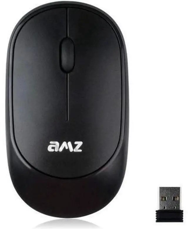 Main image of Wireless Mouse, 2.4G Portable USB Wireless Mouse Computer Mice, Wireless Mouse Rechargeable Slim, 1200DPI Office and Home Cordless Mice for Laptop Mac PC Computer Windows XP/Vista /7/8/10 (Black)