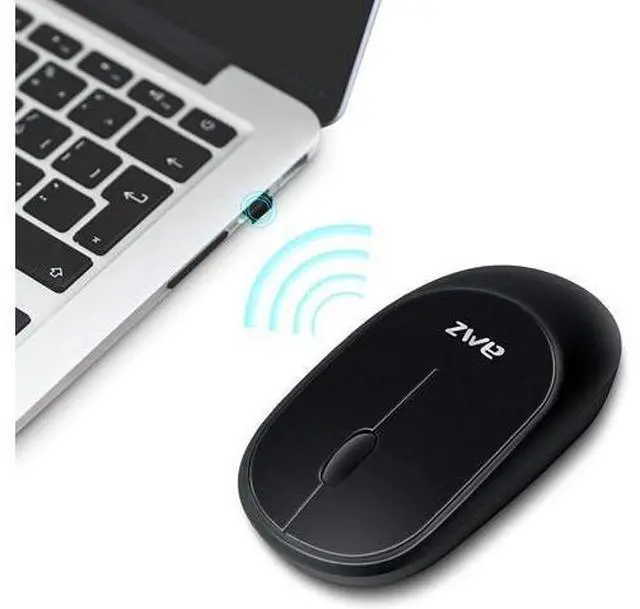 Alt view image 3 of 7 - Wireless Mouse, 2.4G Portable USB Wireless Mouse Computer Mice, Wireless Mouse Rechargeable Slim, 1200DPI Office and Home Cordless Mice for Laptop Mac PC Computer Windows XP/Vista /7/8/10 (Black)