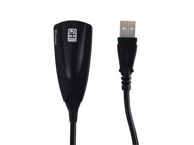 Alt view image 3 of 5 - 7.1 Channel 5HV2 External USB Sound Card USB To 3D CH Virtual Channel Sound Track Audio Adapter
