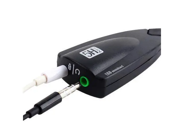 Alt view image 5 of 5 - 7.1 Channel 5HV2 External USB Sound Card USB To 3D CH Virtual Channel Sound Track Audio Adapter