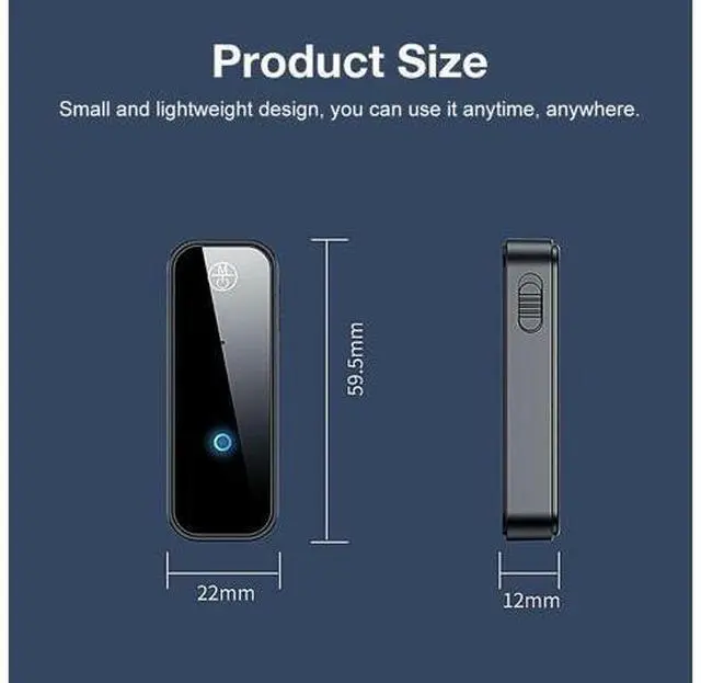 Alt view image 7 of 7 - USB Wireless Bluetooth 5.0 Transmitter Receiver 2in1 Audio Adapter 3.5mm Aux Car