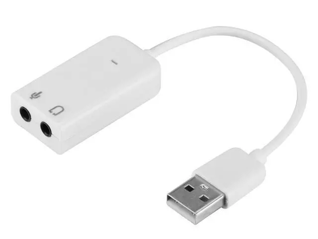 Alt view image 5 of 7 - USB Sound Card, External Stereo Sound Adapter Splitter Converter for Windows and Mac, Plug & Play, No Drivers Needed