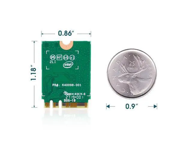 Alt view image 6 of 7 - 3000Mbps WiFi 6 M.2 Key E For Intel AX200 Dual Band Wireless Adapter, AX200NGW Bluetooth 5.0 Wi-Fi Network Card, 2.4Ghz/5Ghz, 802.11ac/ax, Support MU-MIMO, OFDMA, Support Windows 10 For Laptop Desktop
