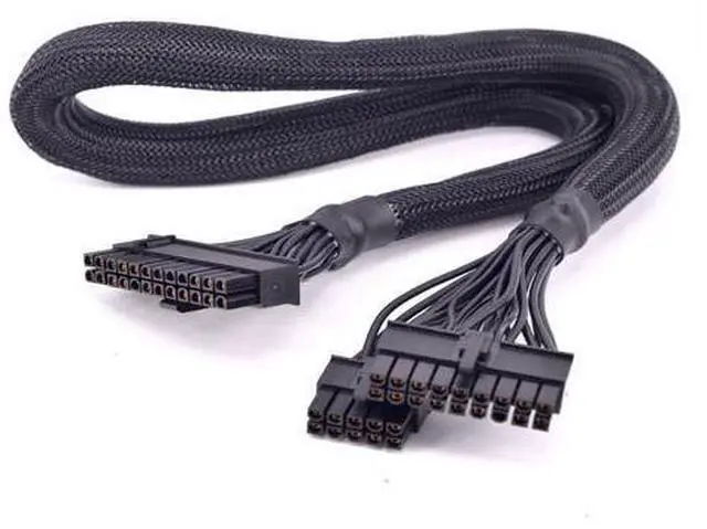 Main image of PSU Modular 18+10pin to 24Pin ATX Power Supply Cable 20+4 Pin with Sleeved for Seasonic X-series X-560 X-660 X-760