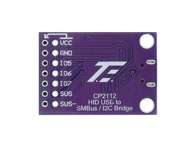 Alt view image 2 of 2 - CP2112 Debug Board USB to SMBus I2C Communication Module 2.0 MicroUSB 2112 Evaluation Kit for CCS811 Sensor Module