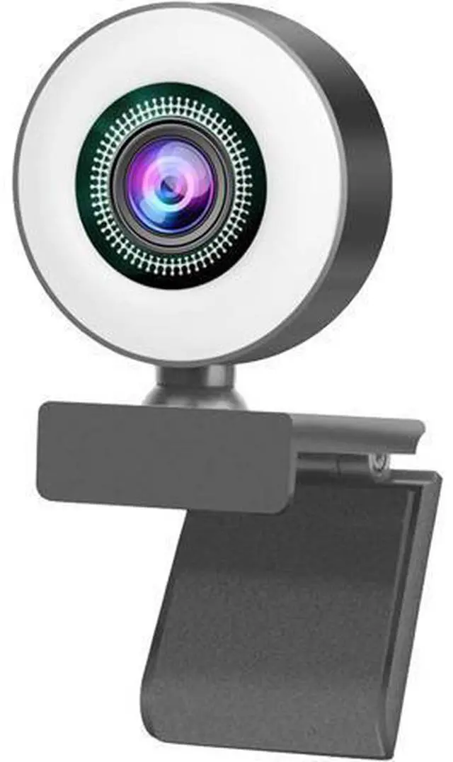 Main image of Aibesy 1080P Full HD Webcam AF Web Camera Built in Adjustable Ring Light Auto Focus Microphone USB Computer Camera Plug and Play for PC Desktop Laptop Video Calling Conferencing Live