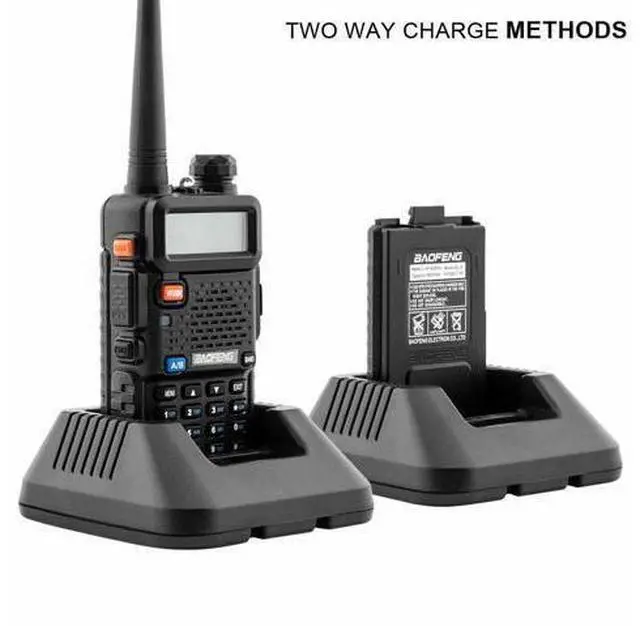 Main image of Baofeng UV-5R VHF UHF Dual-Band Ham 5W Portable Two-way Radio Walkie Talkie