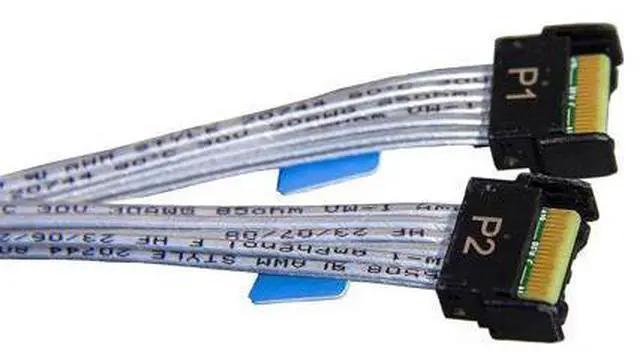 Alt view image 5 of 7 - SlimSAS x8 to 2*MCIO x4,SFF-8654 74Pin to 2*SFF-TA-1016 38Pin,PCIe Gen5 Mini Cooledge IODouble Straight Cable 80CM(CBL-SAST-0953)