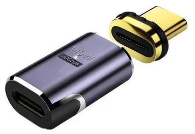 Main image of 140W USB4.0 Magnetic Adapter USB C To Type C 40Gbps Fast Charging Magnet Converter Cable Connector 8K@60Hz USB Type C Adapter(3)