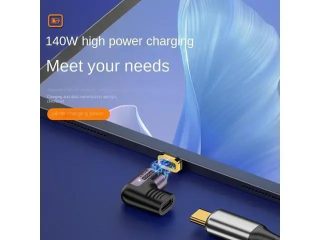 Alt view image 5 of 5 - 140W USB4.0 Magnetic Adapter USB C To Type C 40Gbps Fast Charging Magnet Converter Cable Connector 8K@60Hz USB Type C Adapter(3)