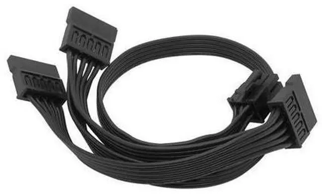 Alt view image 3 of 5 - SATA Module Hige Quality Power Cable 6Pin IDE to 3 x SATA Adapter Splitter Cable For Seasonic KM3 series ATX PSU