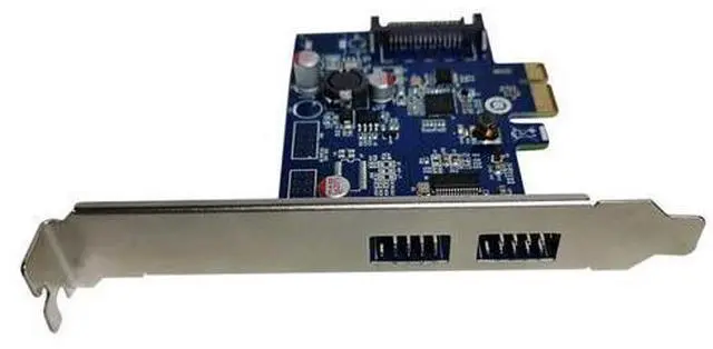 Main image of PCIe 2 ports usb External 2 port 9pin 9-pin USB2.0 expansion card Bluetooth usb PCI-E adapter converter card