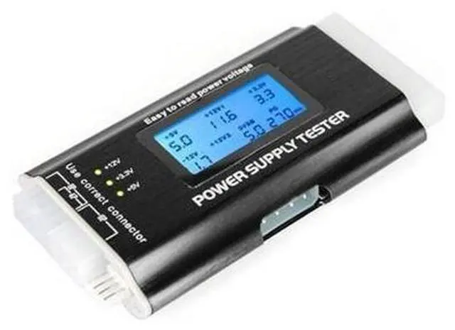 Main image of 20 / 24 Pin PC ITX ATX BTX SATA LCD Computer Current Power Supply Voltage Tester