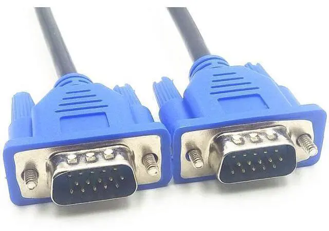 Main image of VGA-VGA Standard 15-Pin VGA Male to VGA Male Cable, 4.8Ft(3+5)