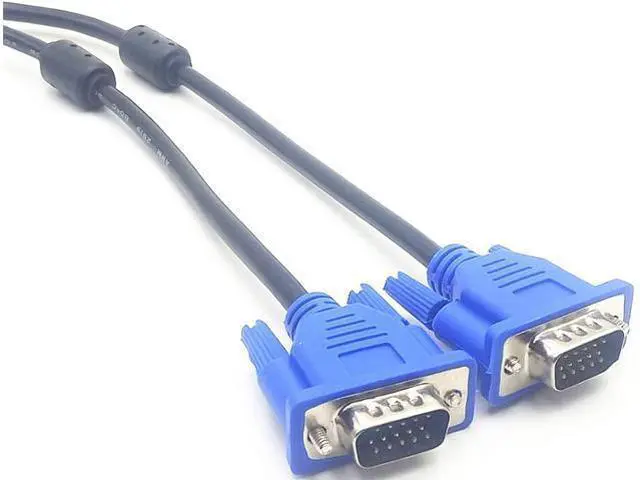 Alt view image 3 of 4 - VGA-VGA Standard 15-Pin VGA Male to VGA Male Cable, 4.8Ft(3+5)
