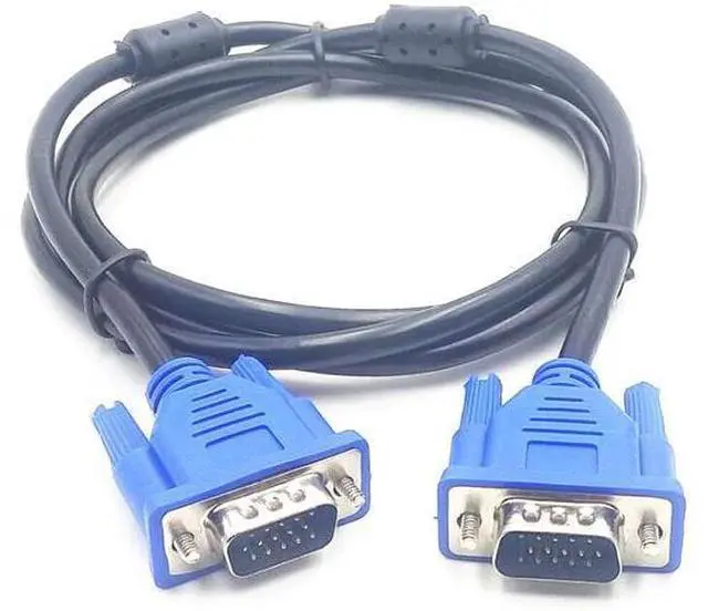 Alt view image 4 of 4 - VGA-VGA Standard 15-Pin VGA Male to VGA Male Cable, 4.8Ft(3+5)