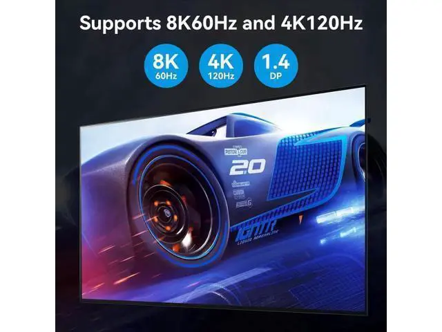 Alt view image 6 of 7 - USB 3.0 Displayport KVM Switch Triple Monitor, 8K@60Hz 2K@120Hz USB DP Extended Display Switcher for 2 Computers 3 Monitors and 4 USB 3.0 Ports, EDID Support Extended & Duplicate Mode
