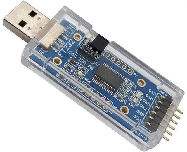 Main image of SH-U09C USB to TTL Serial Adapter with FTDI FT232RL Chip Compatible with Windows 11 10 7 and Mac OS