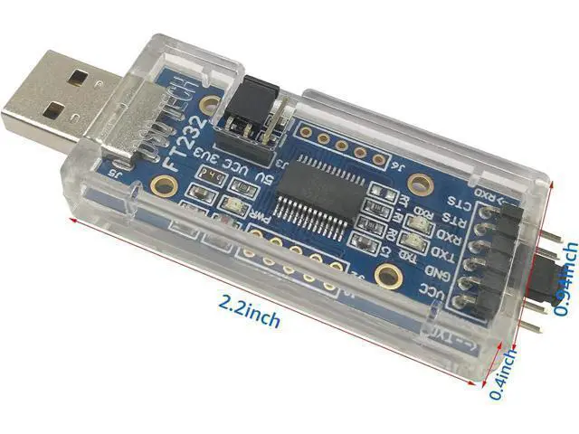 Alt view image 4 of 6 - SH-U09C USB to TTL Serial Adapter with FTDI FT232RL Chip Compatible with Windows 11 10 7 and Mac OS