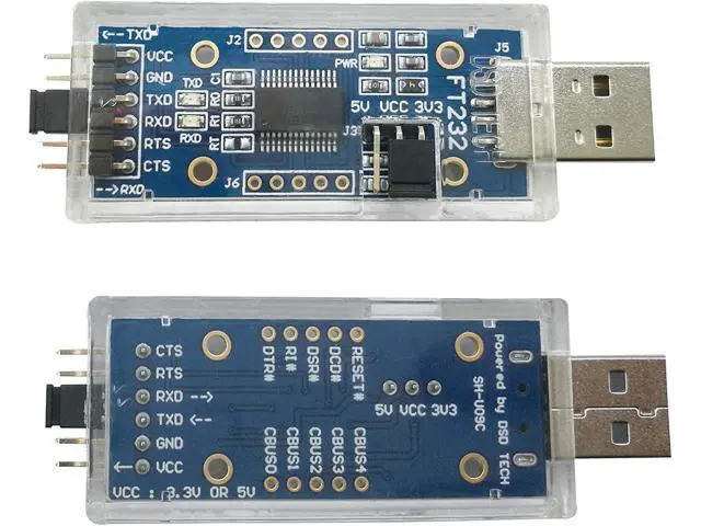 Alt view image 3 of 6 - SH-U09C USB to TTL Serial Adapter with FTDI FT232RL Chip Compatible with Windows 11 10 7 and Mac OS