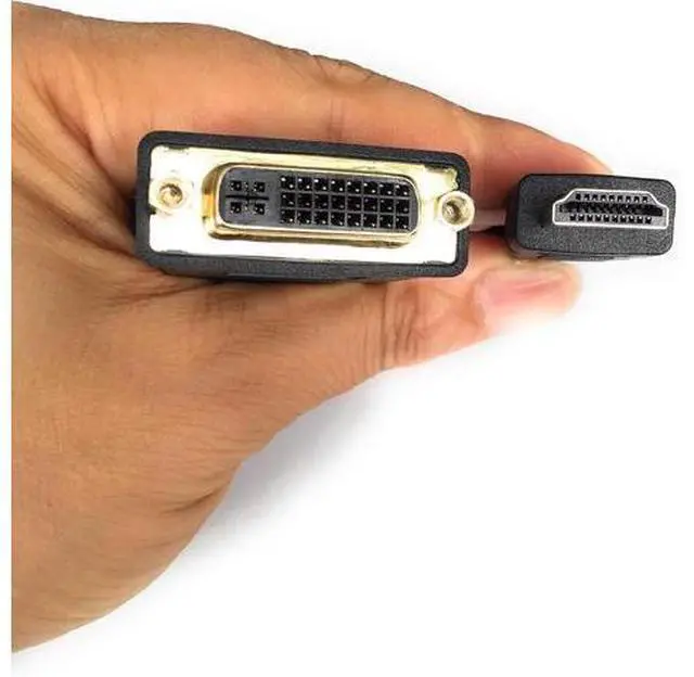 Alt view image 4 of 5 - HDMI to DVI Cable Bi-Directional HDMI Male to DVI-D(24+1) Female Adapter 4k DVI to HDMI Conveter (1 Pack DVI-D)