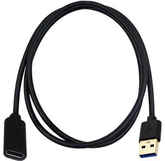 Alt view image 2 of 4 - USB A to USB C Cable USB 3.0 Type A Male to USB 3.0 Type C (USB-C) Female Data & Charging Converter Adapter for Laptop and PC (1M/3.3Feet)