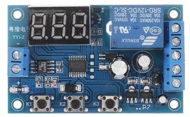 Alt view image 4 of 5 - YYI-2 5V 12V 24V Current Detection Module Current Limit Overcurrent Motor Blocking Protection Board Current Sensor Relay Board 5-24V DC