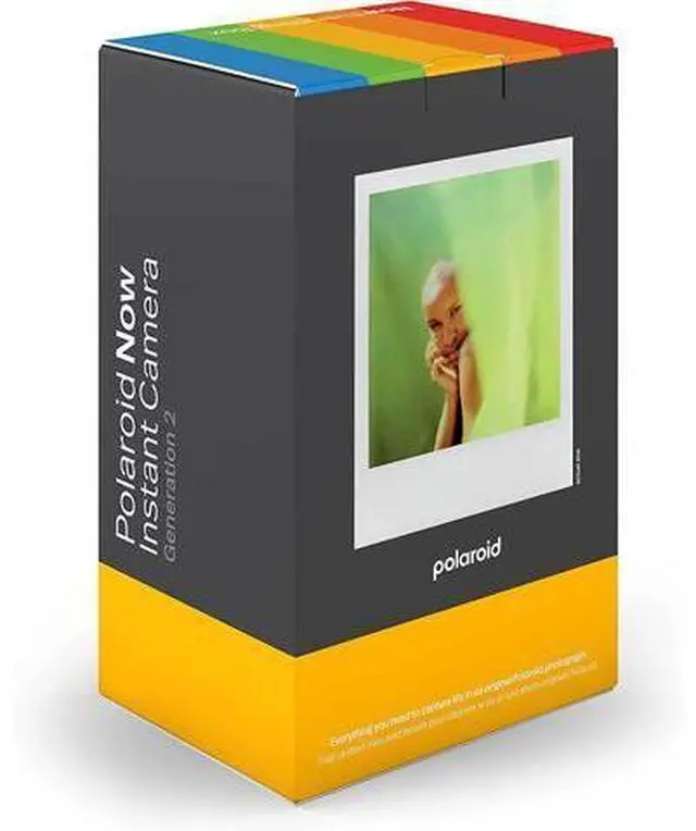 Alt view image 4 of 7 - Polaroid Now 2nd Generation I-Type Instant Camera + Film Bundle - Now Black Camera + 16 Color Photos (6248)