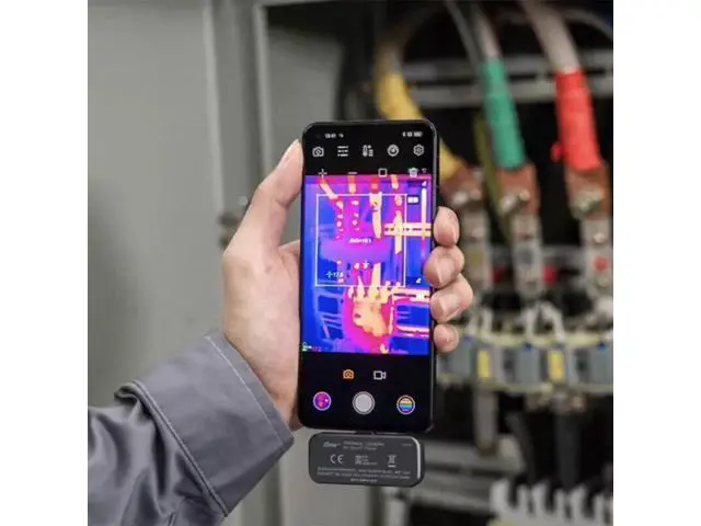 Alt view image 4 of 7 - Fluke iSee TC01A PCB 256x192 25Hz IR Mobile Thermal Camera for Android