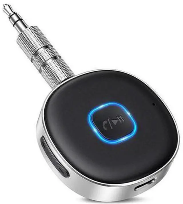 Main image of Bluetooth Receiver 5.0, Mini AUX Bluetooth Car Adapter For Music Streaming 12H Playtime Car Bluetooth Aux Adapter