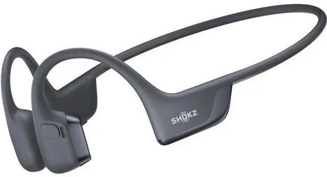 Main image of SHOKZ OpenRun Pro 2 - Open-Ear, Bone Conduction Sport Headphones - Sweat Resistant, Workout Headphones with 30ft Bluetooth - Secure, Wireless, Comfortable Fit - Deep Bass and Smart Mic App - Black