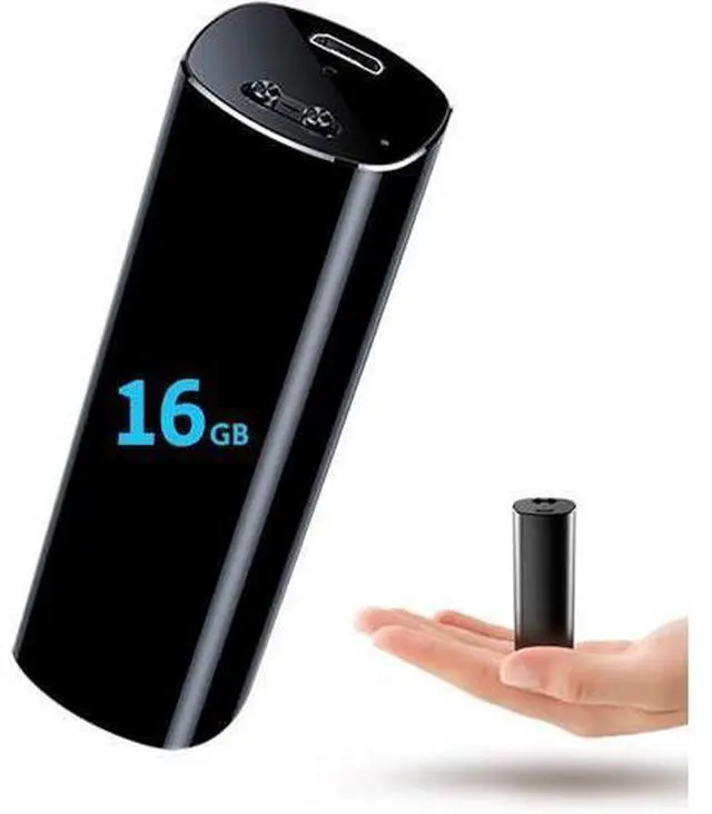 Main image of Portable Voice Activated Recorder, 16GB Super Long 500 Hours Recording Capacity, 365 Standby Battery, Audio Recorder Continuous Recorder Device with Magnetic for Lectures Meetings