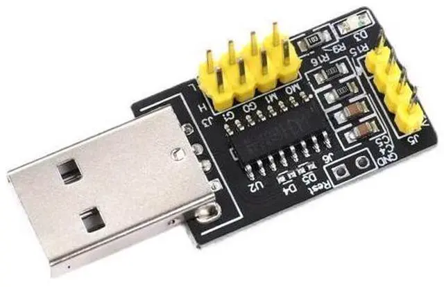 Main image of CH9329 UART TTL serial port to USB HID full keyboard and mouse module development board