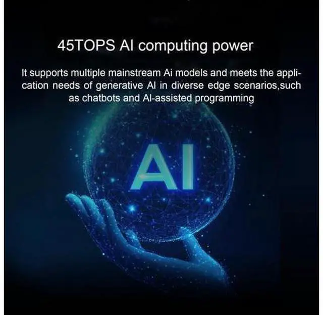 Alt view image 4 of 7 - Orange Pi 6 Plus 16GB/32GB LPDDR5 CIX CD8180/CD8160 12-Core Single Board Computer with Active Cooling System, Support 45 Tops AI Computing Power, Mini PC Run Ubuntu/Debian/Android/Windows/ROS2 (32GB)