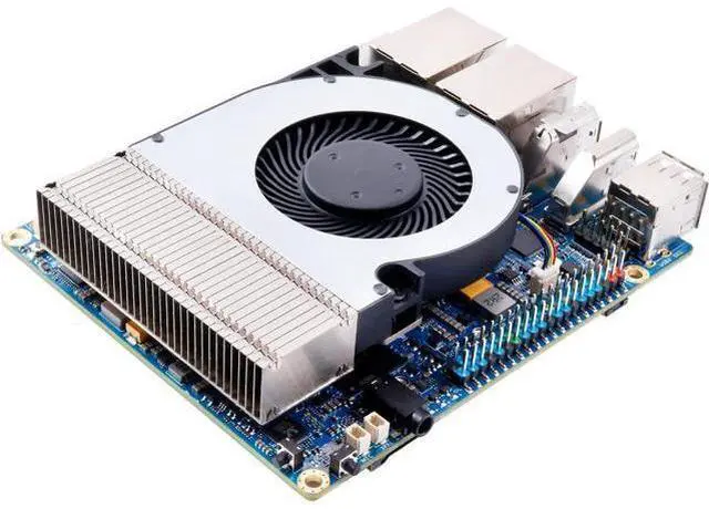 Alt view image 2 of 7 - Orange Pi 6 Plus 16GB/32GB LPDDR5 CIX CD8180/CD8160 12-Core Single Board Computer with Active Cooling System, Support 45 Tops AI Computing Power, Mini PC Run Ubuntu/Debian/Android/Windows/ROS2 (32GB)