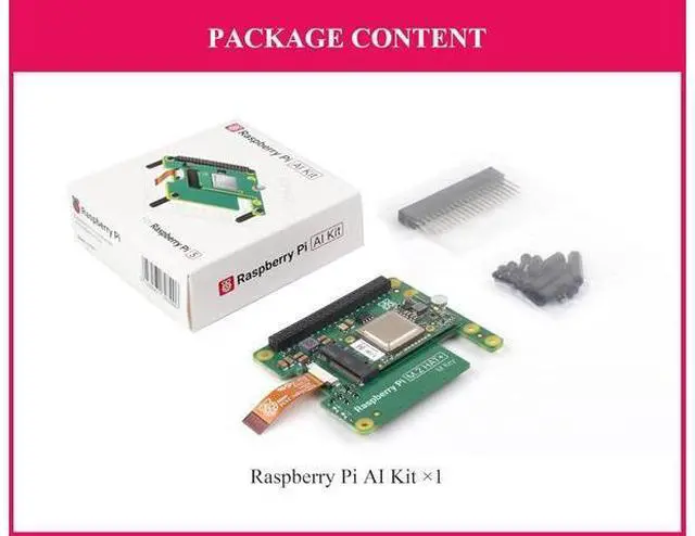 Alt view image 7 of 7 - Official RPi AI Kit Comes with Pi M.2 HAT+ with Hailo AI Acceleration Module Compatible with Raspberry Pi 5