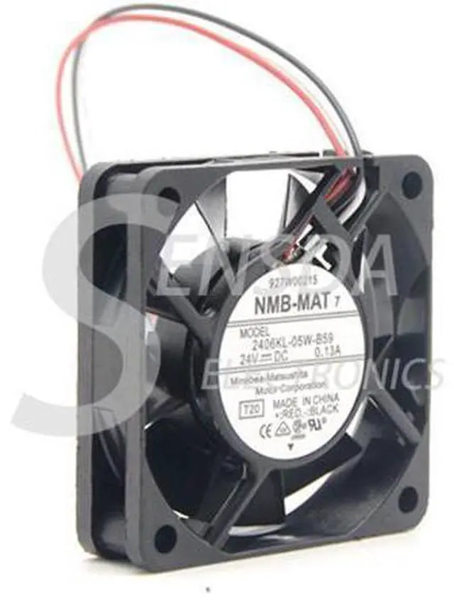 Main image of For NMB 2406KL-05W-B59 dc 24V 0.13A 6cm 6015 60*60*15 MM 3 wires converter cooling fan